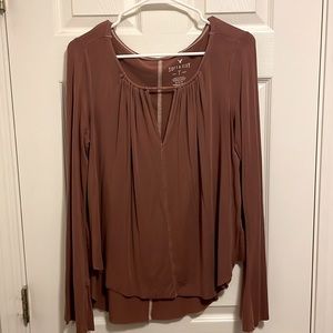 American Eagle Soft & Sexy Long Sleeve Blouse